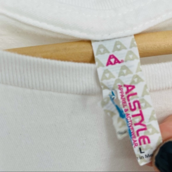 Welcome to Las Vegas white tee vivid sportswear - Picture 4 of 6